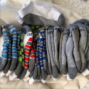 30 Boys socks lot - no show little boy small